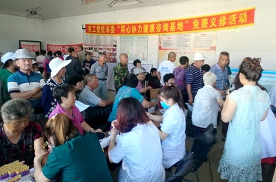 農工黨牡丹江市委會開展惠民免費義診健康咨詢服務活動