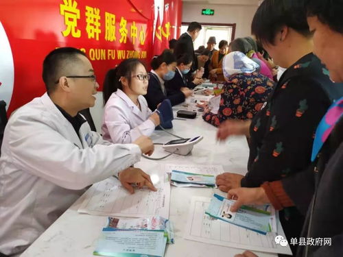單縣園藝街道開展義診活動，服務(wù)百姓健康